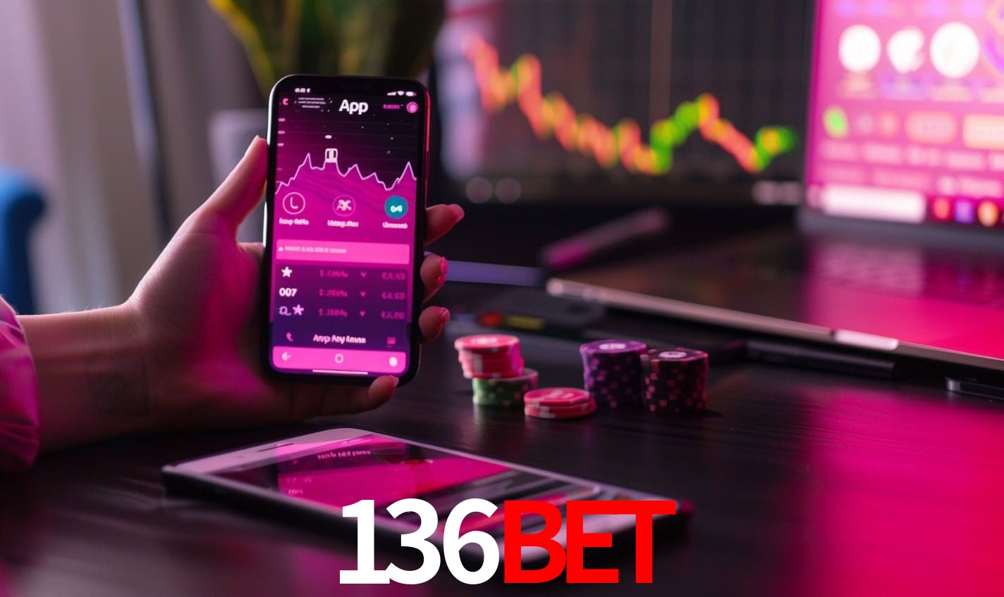 Comparação APP mobile vs versão web da 136bet